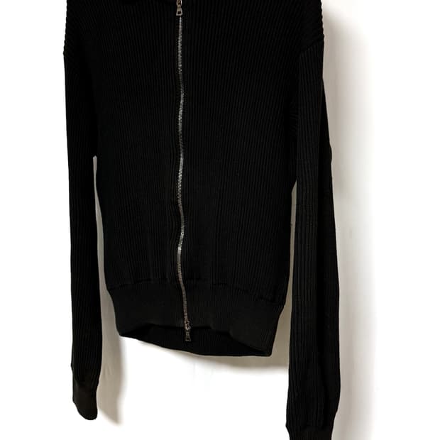 프라다 99s 빈티지 워시드 2way 니트 집업