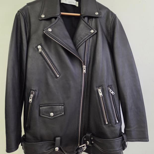 IRO 램스킨 라이더 자켓 34