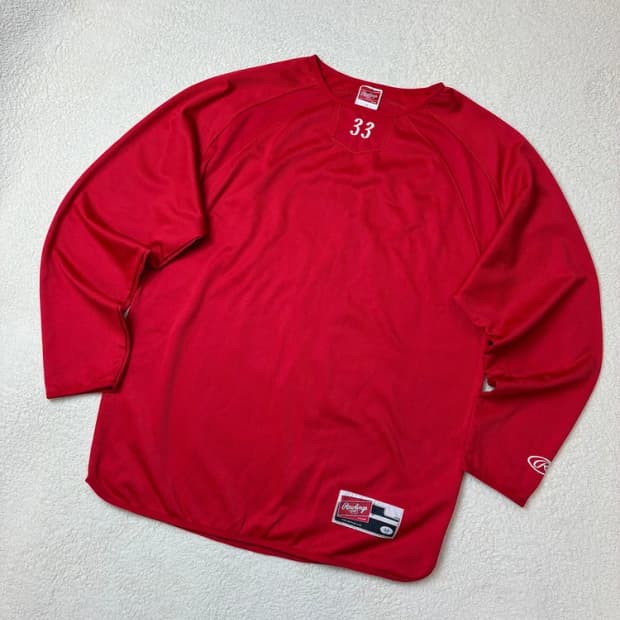 롤링스베이스볼 플리스 풀 오버 롱 슬리브 PN5731