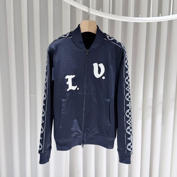 (S+급 / S) / 루이비통 모노그램 사이드로고 트랙탑 집업 자켓