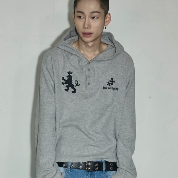 스컬리웩 와플 헨리넥 후디
