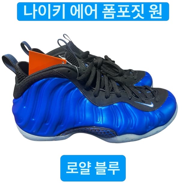 나이키 에어 폼포짓 원 로얄 블루