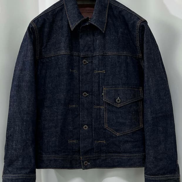 폴로 랄프로렌 type1 셀비지 데님 리지드 트러커 자켓