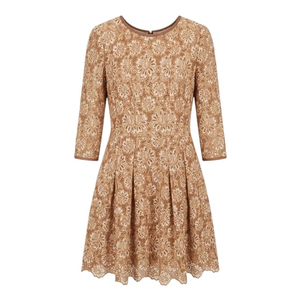 💐봄원피스 | 질바이질스튜어트 펀칭 레이스 미디원피스 55 | 러블리핏