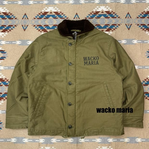 [L] 와코마리아 N-1 덱 자켓 카키 25FW