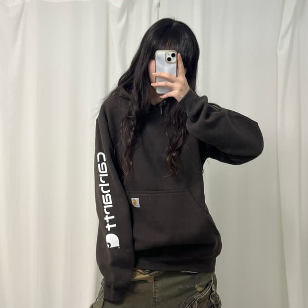 Carhartt brown hoodie