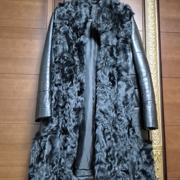 백화점 양털 양가죽 코트