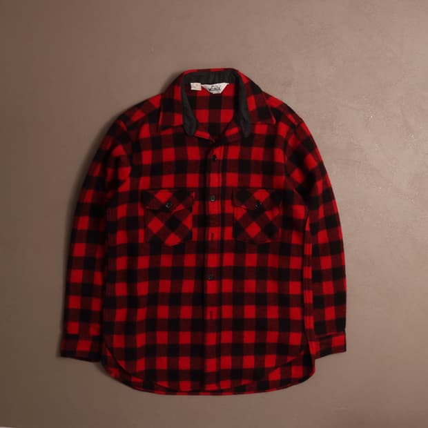 90's 울리치 USA 울 타탄체크 셔츠 A1387