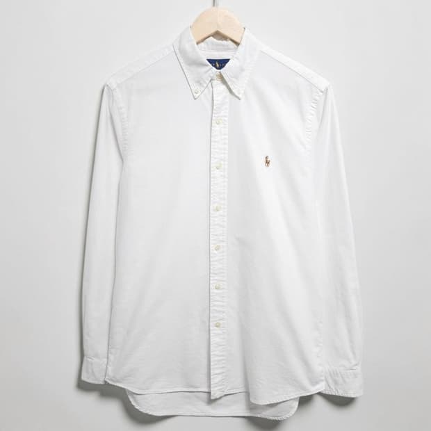 100~105 POLO 폴로 랄프로렌 옥스포드 셔츠 화이트