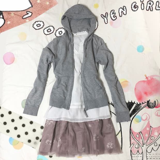 Japanese Vintage 𓇢𓆸 스즈코 모리걸 코디 세트 3p