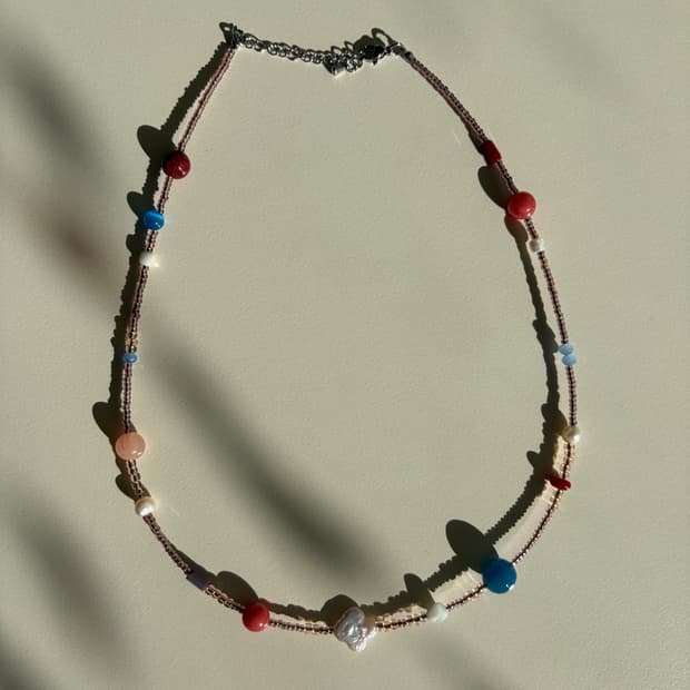보헤미안풍 목걸이