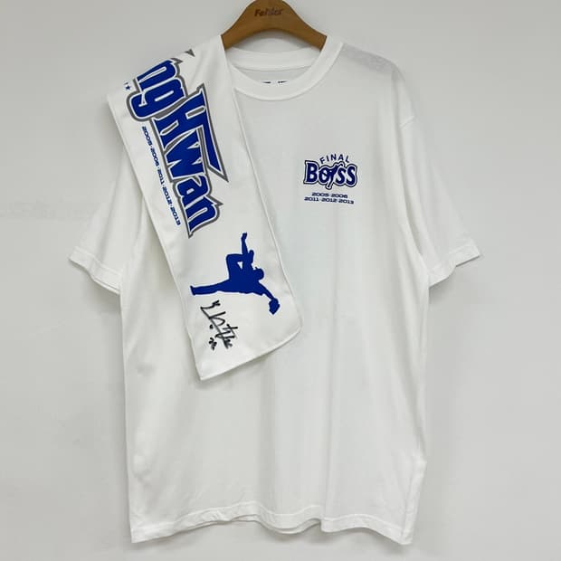 KBO 삼성라이온즈 오승환 은퇴기념 파이널보스 티셔츠/타올세트 XL