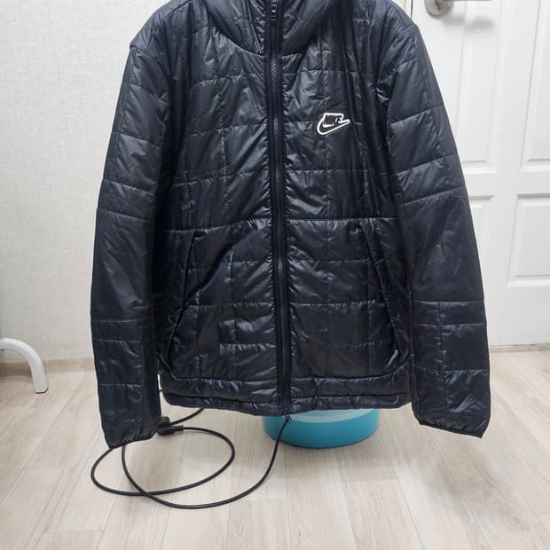 (105~110)XL☆초대장급☆나이키 신세틱 플리스 [블랙] 점퍼패딩