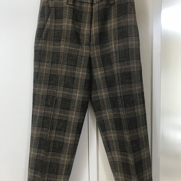 아크네스튜디오 체크슬랙스