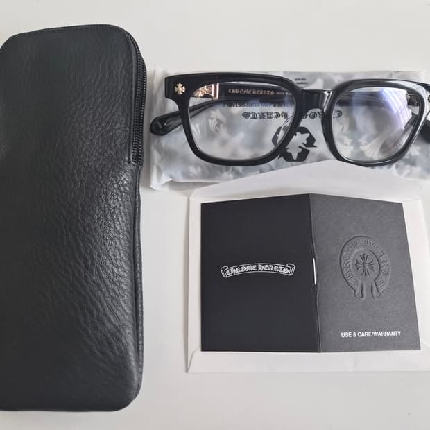 [새상품] 크롬하츠 콕스어커 블랙 18K 골드 플레이트