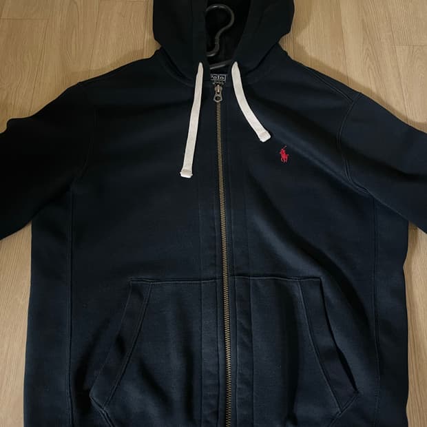 폴로 기모 후드집업