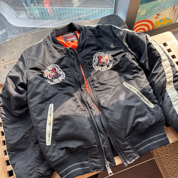 Schott 수베니어 ma-1 자켓 