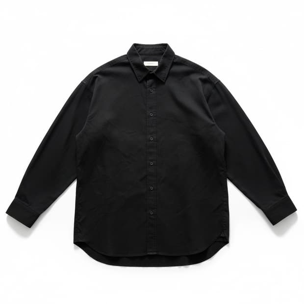 모이아(Moia) 블랙 벨트 박스 셔츠