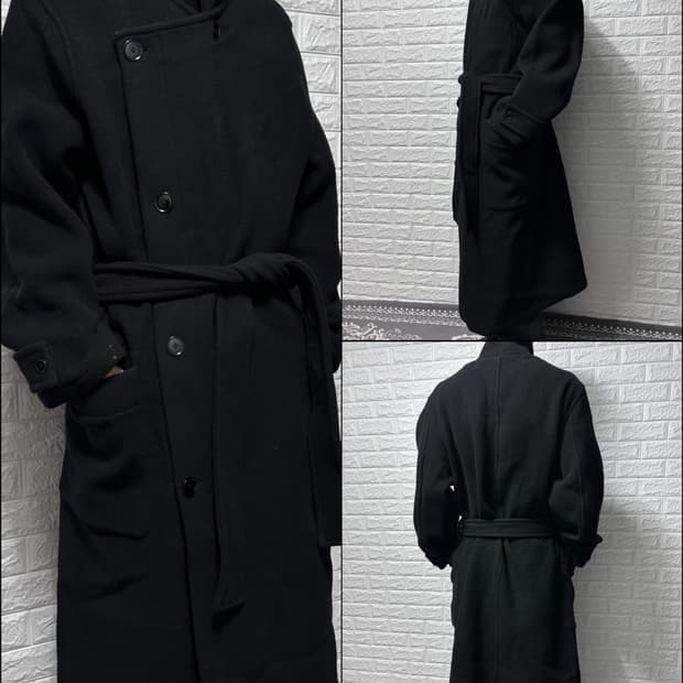 Avangarde Heavy Wool High-neck Coat