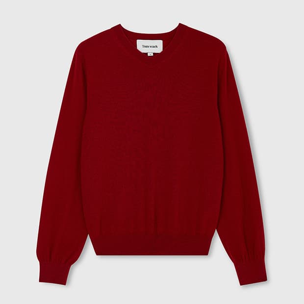 토니웩 캐시미어 브이넥 니트