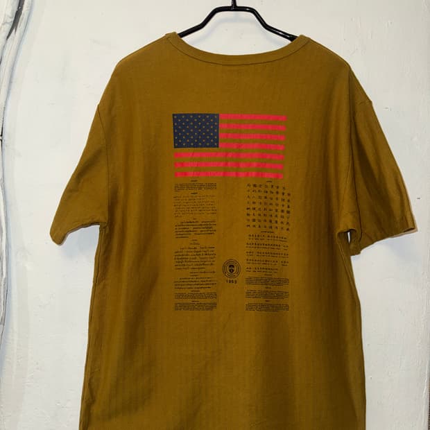 Alpha industries 알파인더스트리 성조기 반팔티셔츠(m)