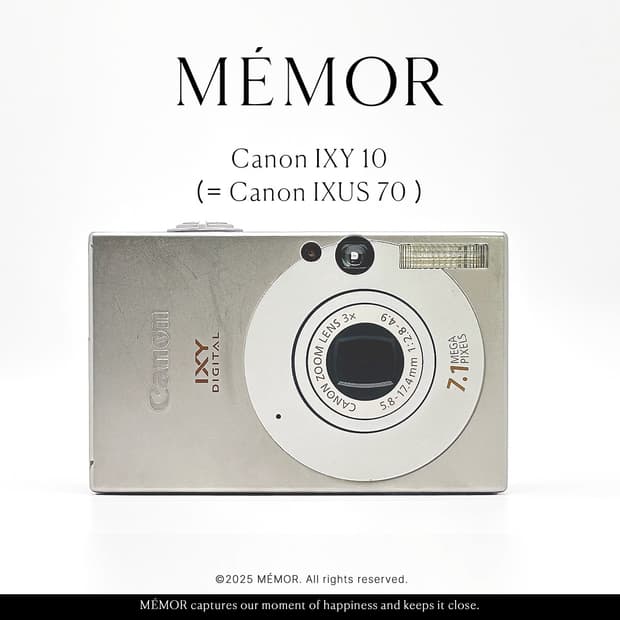 Canon ixy 10 (Canon Ixus 70) ✨강민경, 유튜버픽