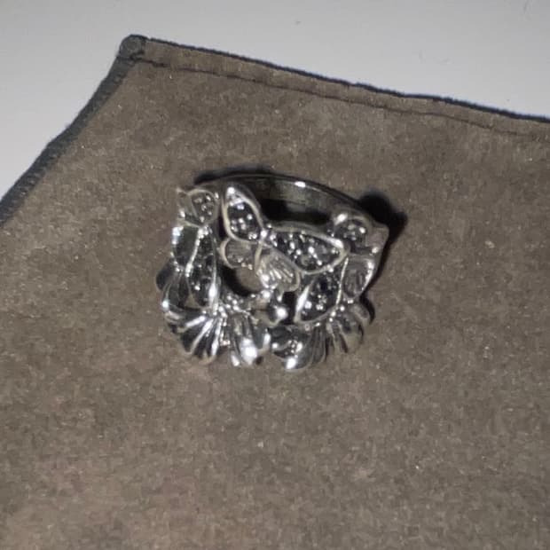 빈티지 나비 반지