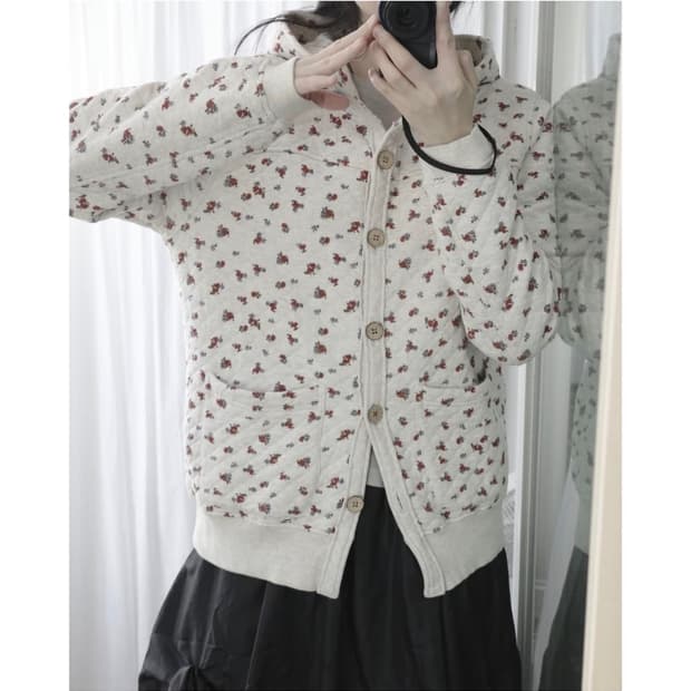 빈티지 후드집업