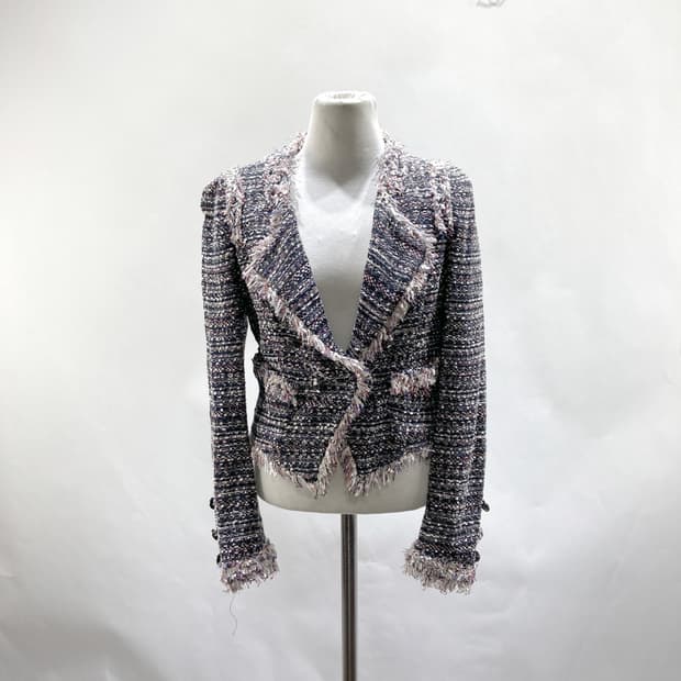 르샵블랙 여성숏트위드자켓 55