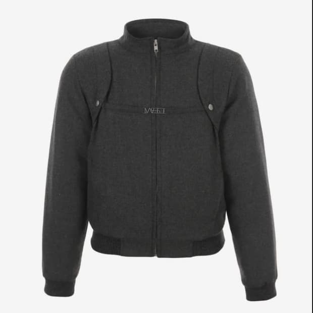 Wsc 아카이브 belted bomber jacket