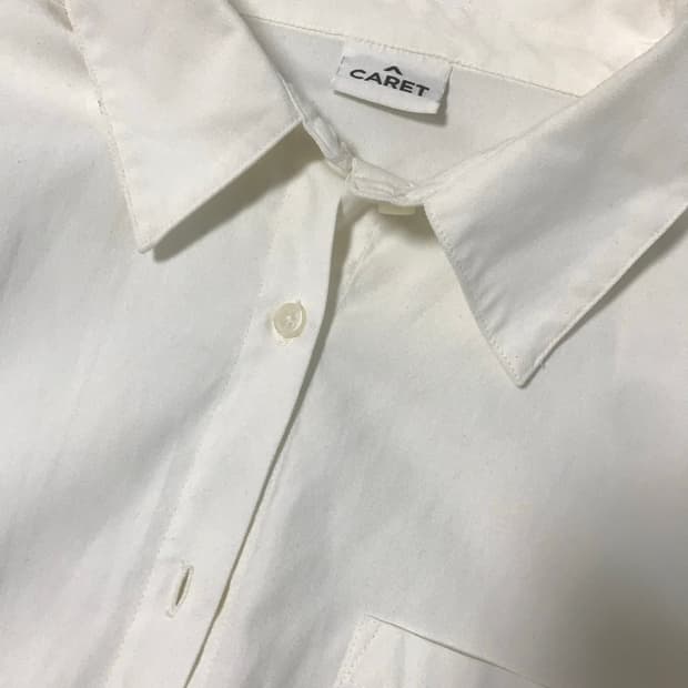 CARET 화이트 셔츠