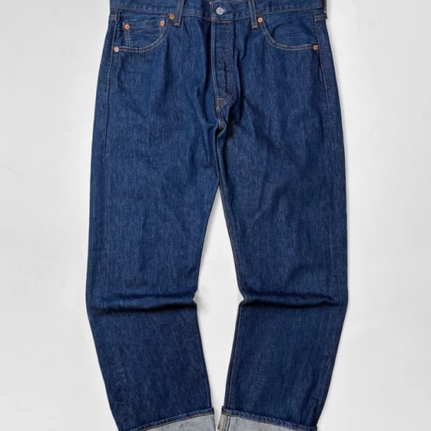 리바이스 501 스트레이트 롤업 데님 팬츠 PN5354
