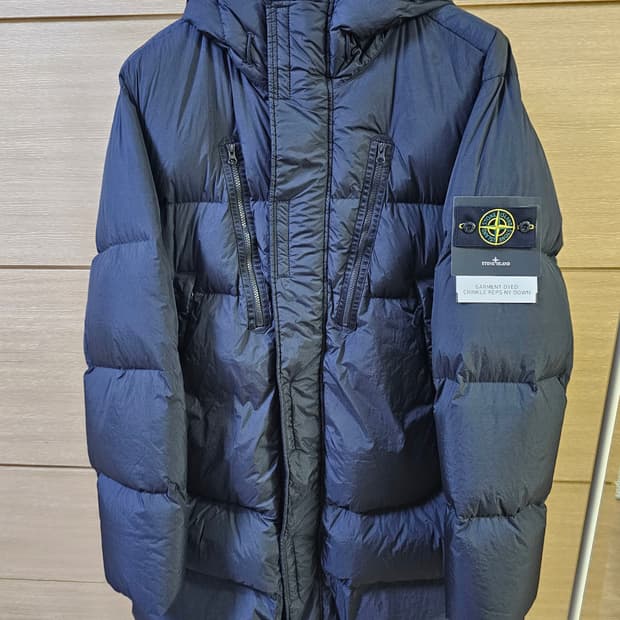 (새상품.매장판) 스톤아일랜드 크링클랩스 롱 패딩