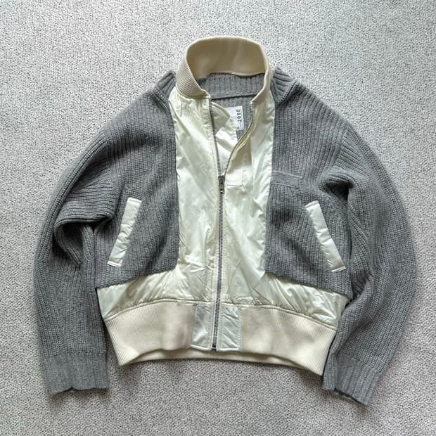 사카이 sacai 니트 도킹 자켓 4