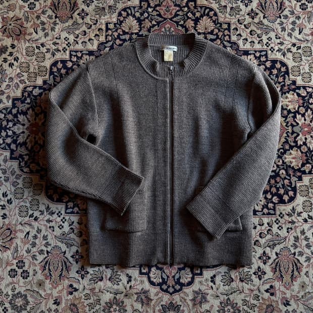 이세이 미야케 아카이브 짚업 가디건 100~105