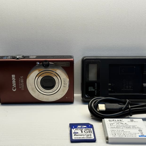 초코색🍫 캐논 익서스 Canon IXUS 80 IS 빈티지 디카