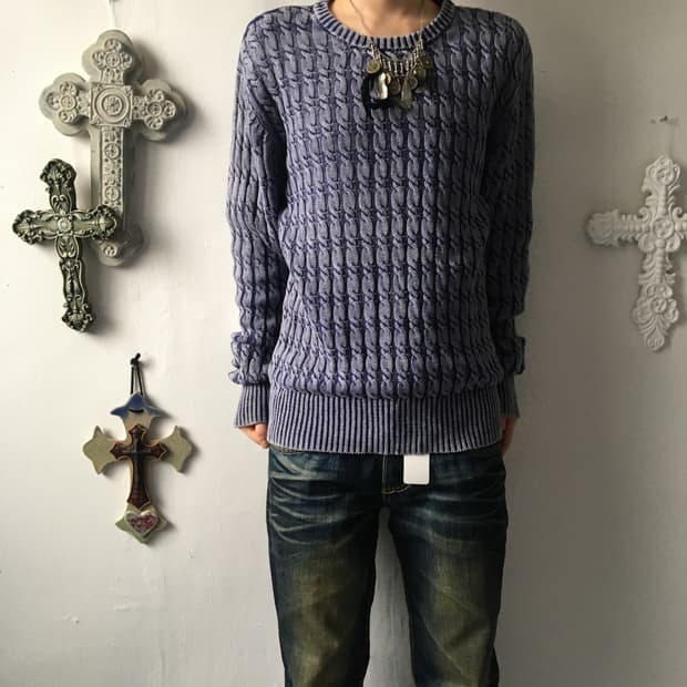 cable pattern knit