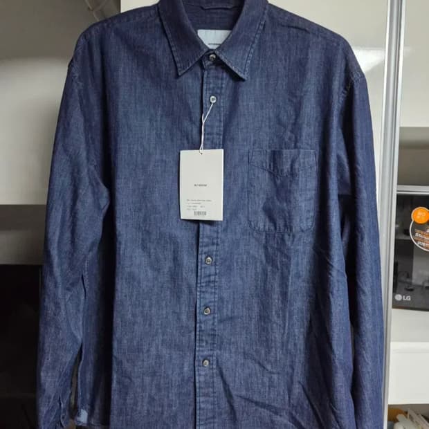 새상품) 인더로우 데님셔츠 블루 4사이즈