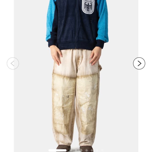 GIM CONTEXT 독일군 트레이너 스웨터 네이비