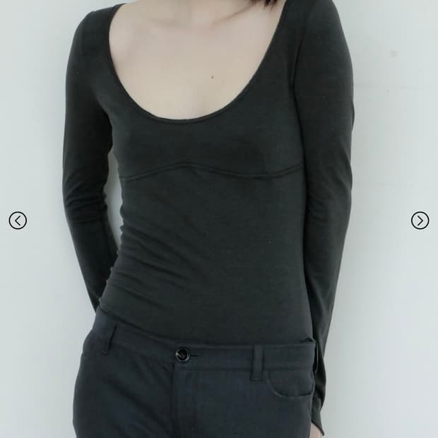 키야기 Knight Base Tee in ash black