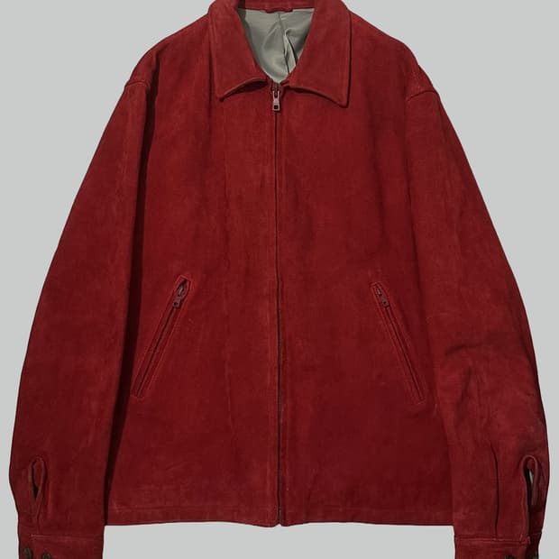 요지 야마모토 스웨이드 자켓