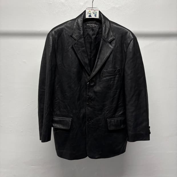 입생로랑 램스킨 3버튼 블레이저