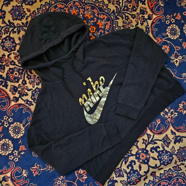 나이키(Nike) 빅로고 크롬 후드티  L size
