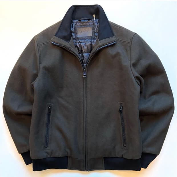 캘빈클라인 립스탑 봄버 자켓