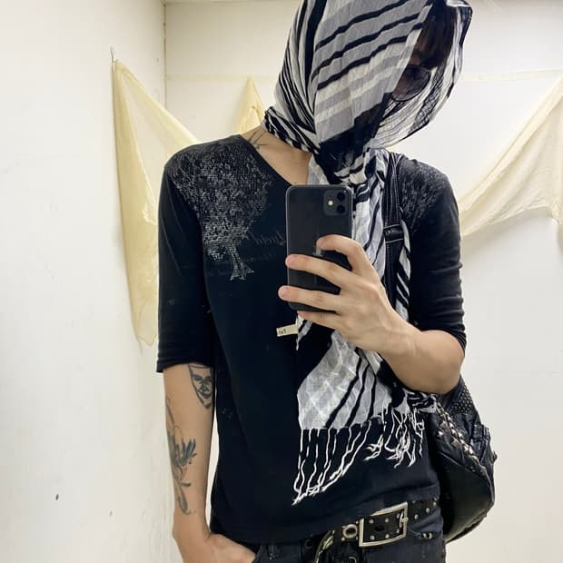 Zebra Pattern Scarf