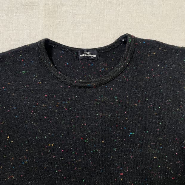 꼼데가르송 네프울 레이어드 컷앤소 comme des garcons 니트