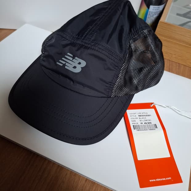 뉴발란스 러닝캡 블랙 M