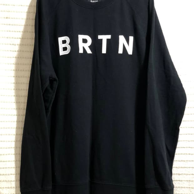 버튼 맨투맨 블랙 스웻 티셔츠 L