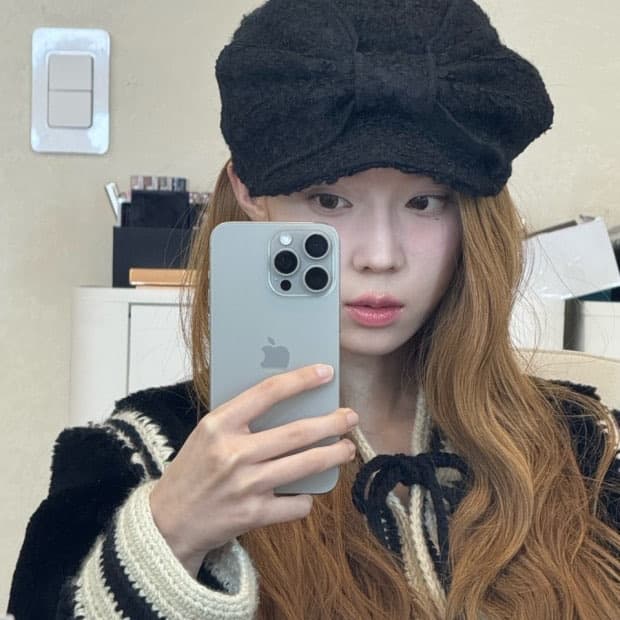 어썸니즈 벨보이 리본캡 윈터 착용