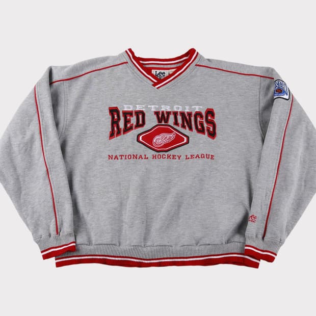 [XL] 90's LEE NHL 디트로이트 레드윙스 맨투맨